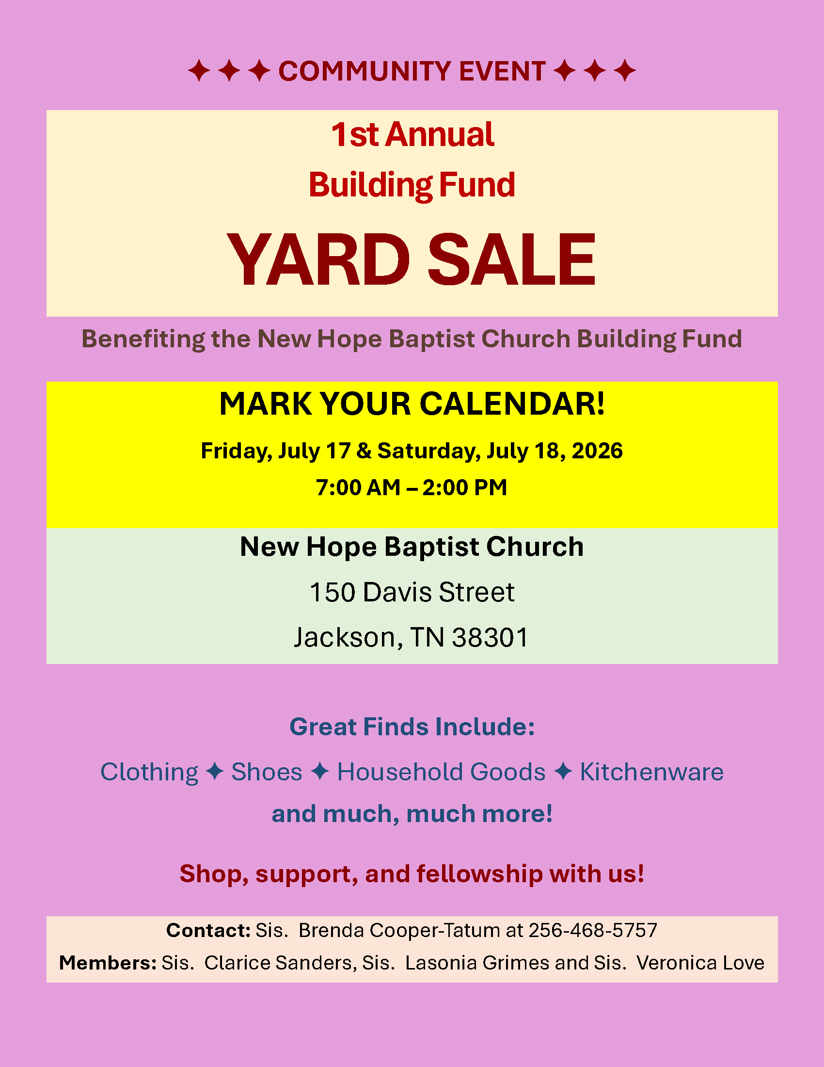 Yard Sale